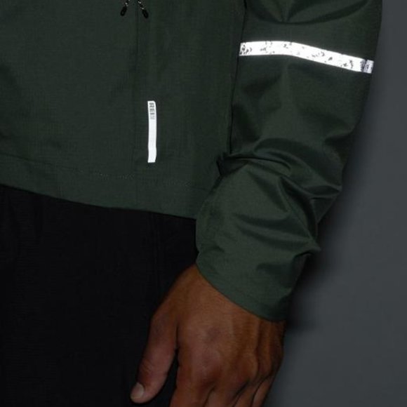 NWT! REI Co-op Junction Hooded Cycling Rain Jacket Asparagus/X-Large - Picture 8 of 16